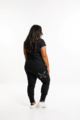 Homelee Apartment Pants - Winter Weight Black with White X Outline