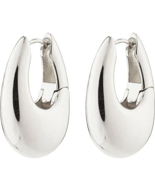 Pilgrim Autumn Chunky Retro Hoop Earrings