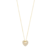 Pilgrim Dune Recycled Heart Necklace