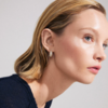 Pilgrim Focus Earrings Crystal