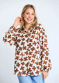 Stella + Gemma Charlotte Shirt - Cocoa Bloom
