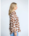 Stella + Gemma Charlotte Shirt - Cocoa Bloom