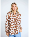 Stella + Gemma Charlotte Shirt - Cocoa Bloom
