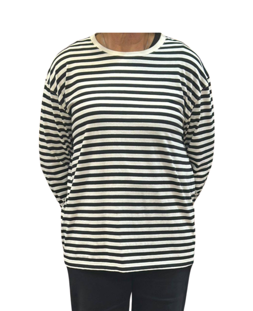 Country Road Good Earth Cotton Stripe LS Top
