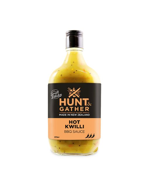 Hunt & Gather BBQ Sauce - Hot Kwilli 375ml
