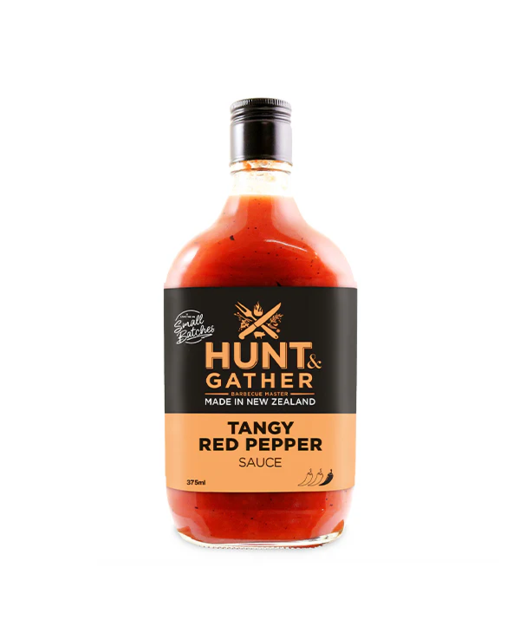 Hunt & Gather BBQ Sauce - Tangy Red Pepper 375ml