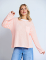 Stella + Gemma Drop Shoulder Tee - Glow Track