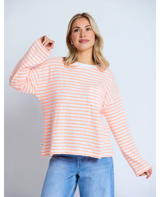 Stella + Gemma Drop Shoulder Tee - Glow Track