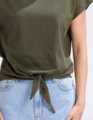 Stella + Gemma Top Knot Top - Army