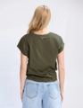 Stella + Gemma Top Knot Top - Army