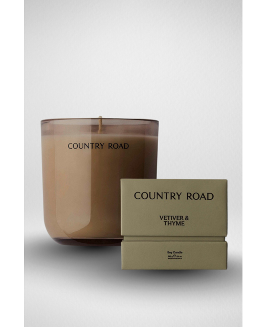Country Road Candle 240g - Vetiver & Thyme