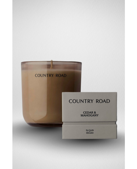 Country Road Candle 240g - Mahogany & Cedar