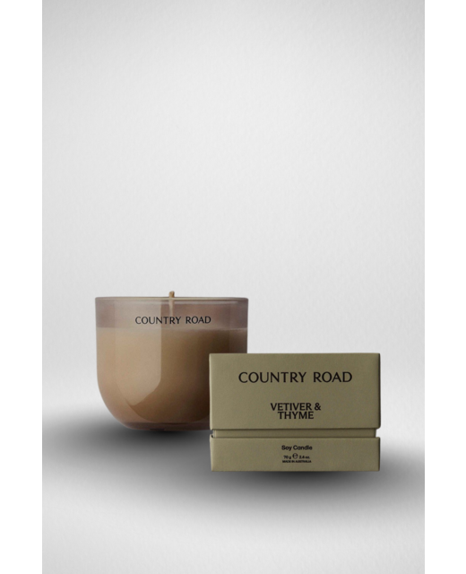 Country Road Candle 70g - Vetiver & Thyme