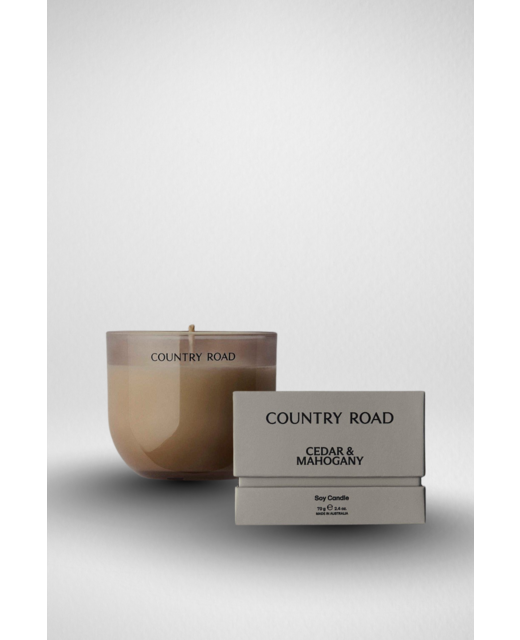 Country Road Candle 70g - Mahogany & Cedar
