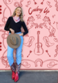 Dark Hampton x Kaylee Bell Cowboy Up Petite Silk Scarf