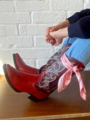 Dark Hampton x Kaylee Bell Cowboy Up Petite Silk Scarf