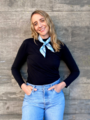 Dark Hampton x Kaylee Bell Cowboy Up Petite Silk Scarf