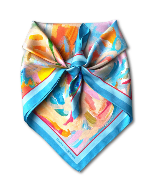 Dark Hampton x Carrie Broomhall Finn Petite Silk Scarf