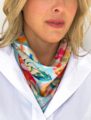 Dark Hampton x Carrie Broomhall Finn Petite Silk Scarf