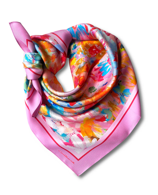 Dark Hampton x Carrie Broomhall Amelie Large Silk Scarf