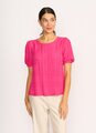 Oh3 Volume Sleeve Scoop Hem Top