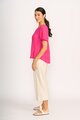 Oh3 Volume Sleeve Scoop Hem Top