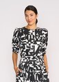 Foil Swing Volume Sleeve Top