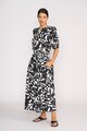 Foil Swing Volume Sleeve Top