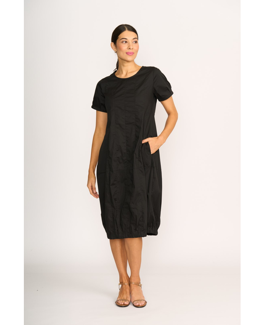 Foil Pleated Maxi Dress