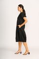 Foil Pleated Maxi Dress
