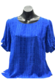 Oh3 Volume Sleeve Scoop Hem Top