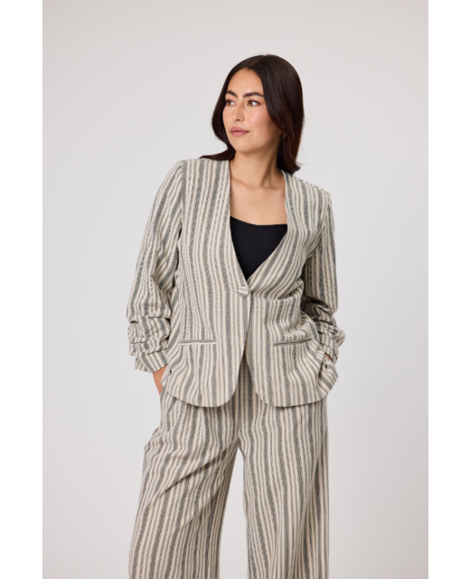 Duo Amber Striped Blazer