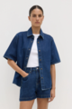 Assembly Label Boxy Denim SS Shirt