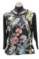 Memo Relaxed Fit Contrast Front Top