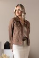 Vassalli Linen Jacket with Frayed Seams