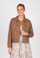 Vassalli Linen Jacket with Frayed Seams