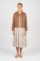 Vassalli Linen Jacket with Frayed Seams
