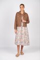 Vassalli Linen Jacket with Frayed Seams