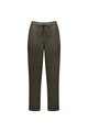 Vassalli Slim Leg Ankle Grazer Elastic Waist Linen Pant