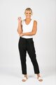 Vassalli Relaxed Leg Ankle Grazer Pull On Pant