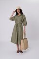 Marlow Cascade Shirt Dress