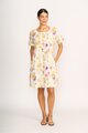 Preen Contrast Facing Shift Dress