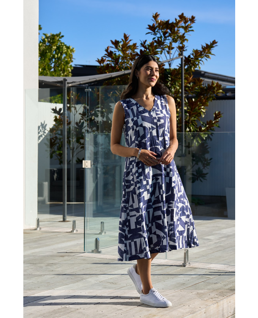 Foil Generosity Dress