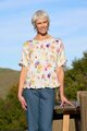 Preen Ruffles & Scoop Hem Top