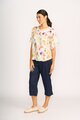 Preen Ruffles & Scoop Hem Top