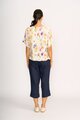 Preen Ruffles & Scoop Hem Top