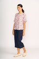 Preen Ruffles & Scoop Hem Top