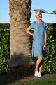 Oh3 Short Sleeve A Line Dress