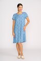 Oh3 Short Sleeve A Line Dress