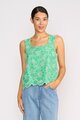 Foil Flower-ful Shell Top